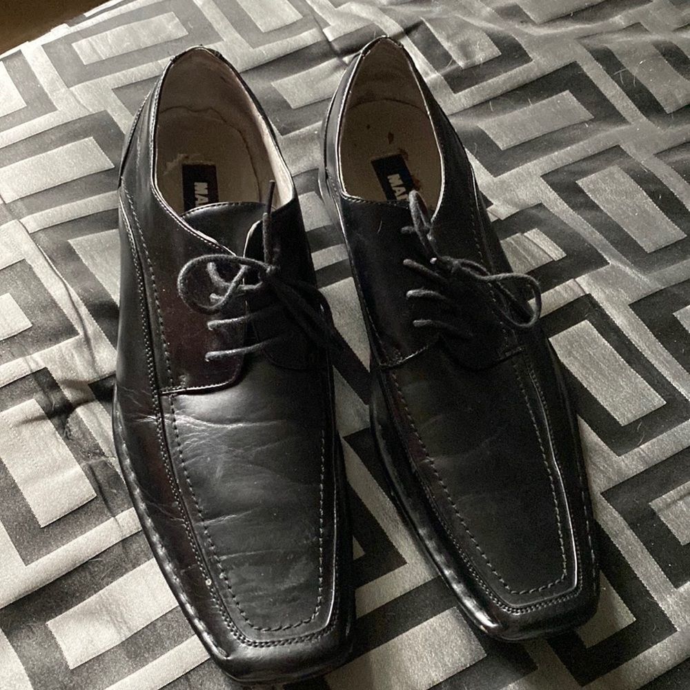 MADDEN Men's Leather Oxford Dress Shoes M-Tell Black 11 M